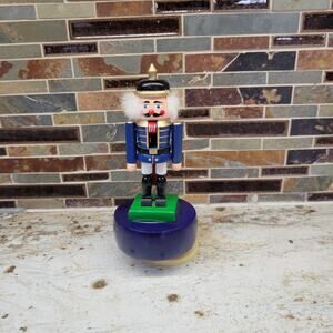 Vintage Schumid Nutcracker Music Box, Christmas Decor